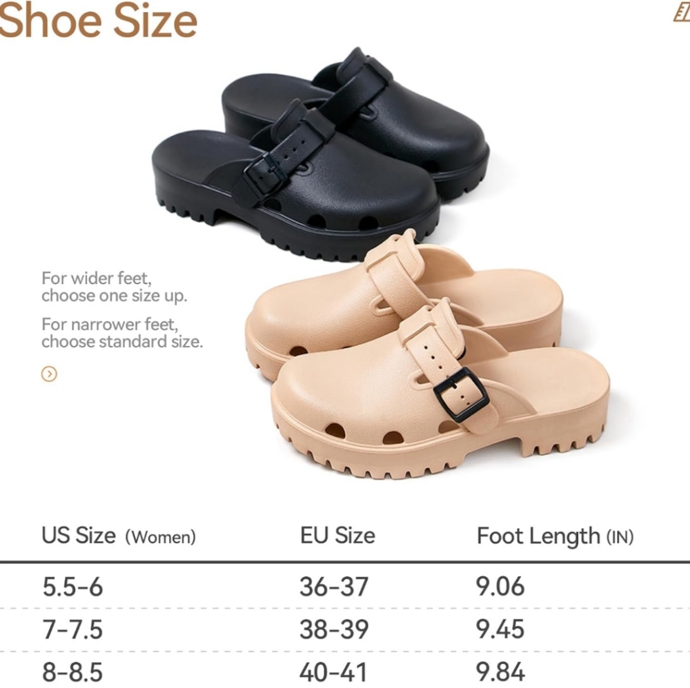 Beige Clogs - Picture 4 of 5
